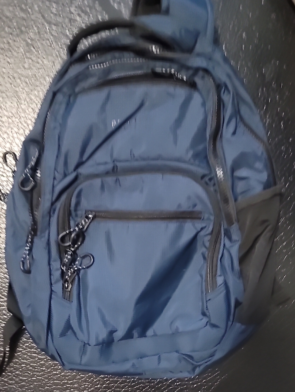 Kenneth Cole Reaction Blue  Multi-Pocket Backpack Bag